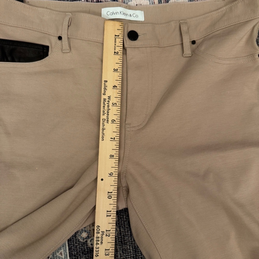 Calvin Klein Women’s Beige Pants Size 12 NWT - Picture 13 of 14
